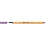 9846-ROTULADOR PUNTA FINA POINT 88 0.4MM LILA GRISACEO STABILO 88/62