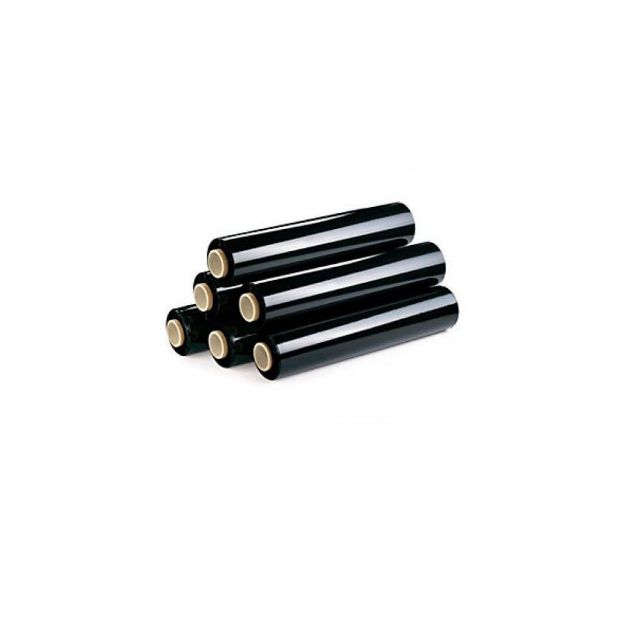9865-CAJA DE 6 BOBINAS FILM NEGRO 50 CM ANCHO 23 MICRAS 2300 GRAMOS X ROLLO 324NEGRO 324NEGRO