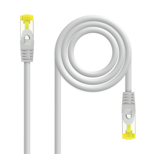 9868-Nanocable Cable de red latiguillo RJ45 LSZH CAT.6A SFTP AWG26, Gris, 1.5 m