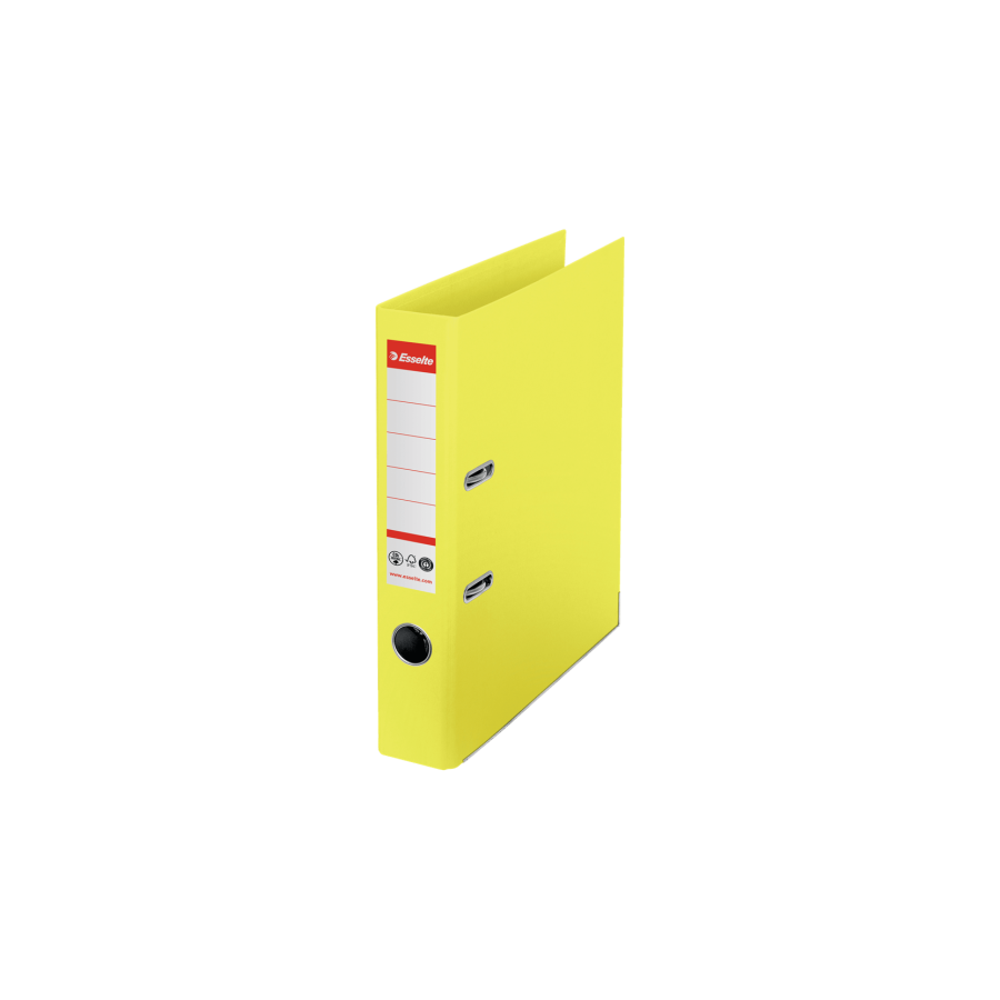 9899-ARCHIVADOR CO2 NEUTRAL No1 A4 LOMO 50MM AMARILLO VIVIDA ESSELTE 627573