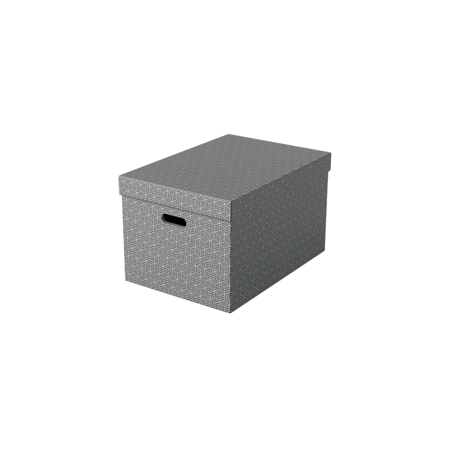 9917-PACK 3 CAJAS GRISES 510X355X305MM ESSELTE 628287