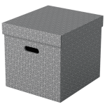 9921-PACK 3 CAJAS GRISES 365X320X315MM ESSELTE 628289