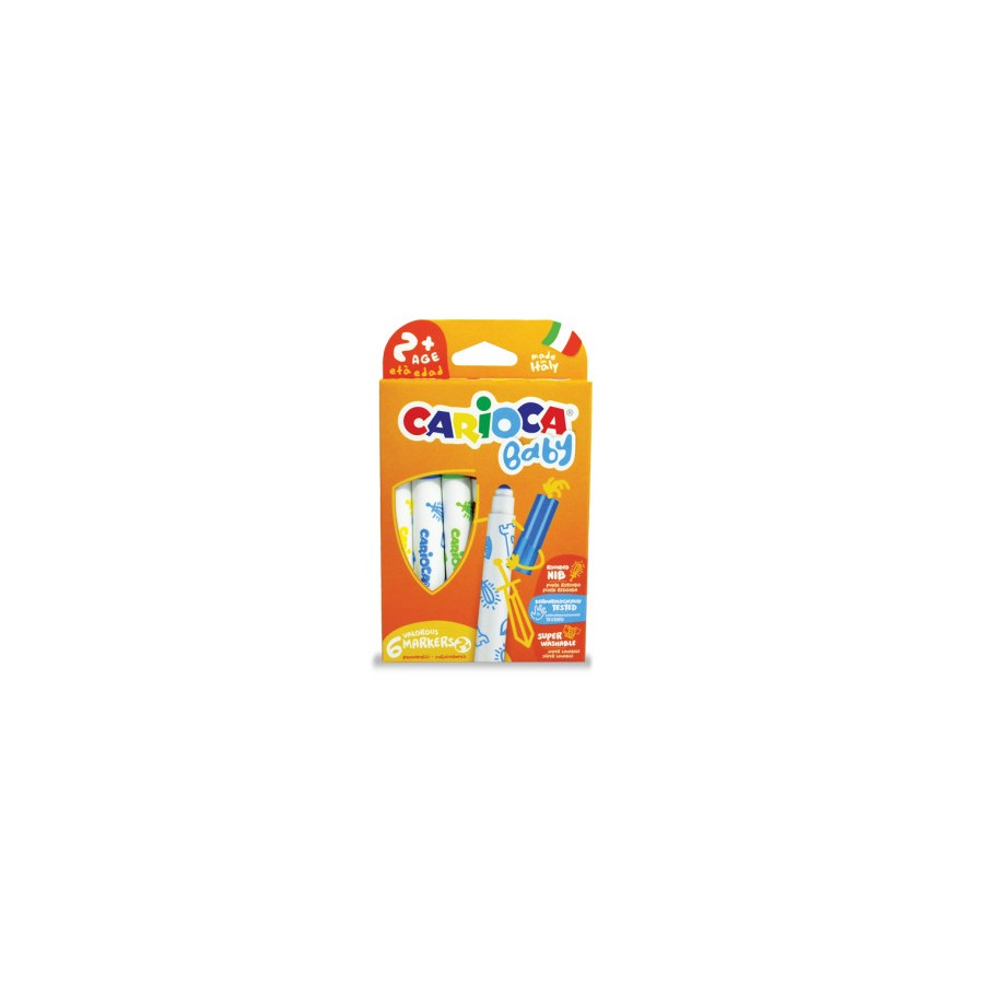 9946-CAJA 6 ROTULADORES VALOROUS MARKER CARIOCA BABY 42813 9946-CAJA 6 ROTULADORES VALOROUS MARKER CARIOCA BABY 42813