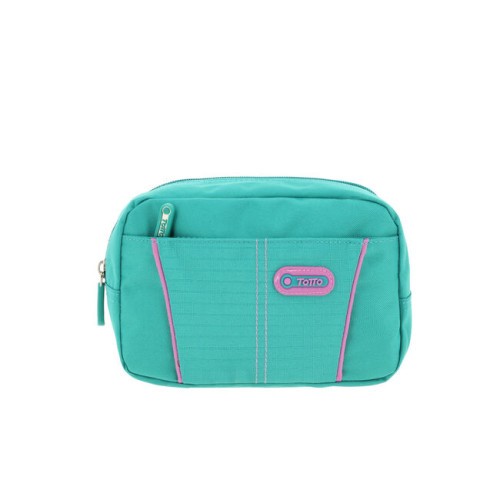 9971-ESTUCHE MODELO EATFIT DOS BOLSILLOS VERDE/GOMAS ROSAS TOTTO AC52KLA002-1710Z-V2P